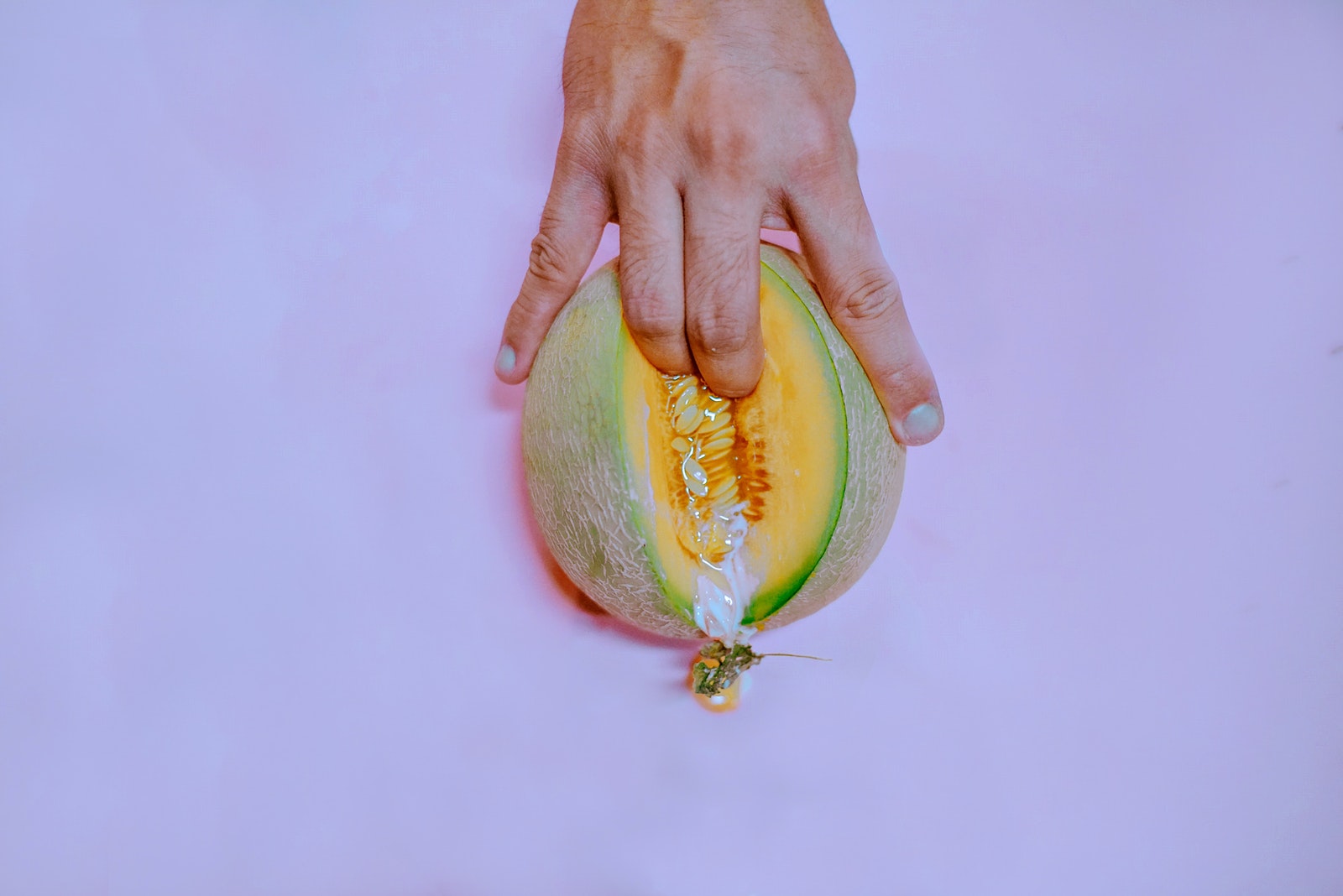 Fingers on Melon